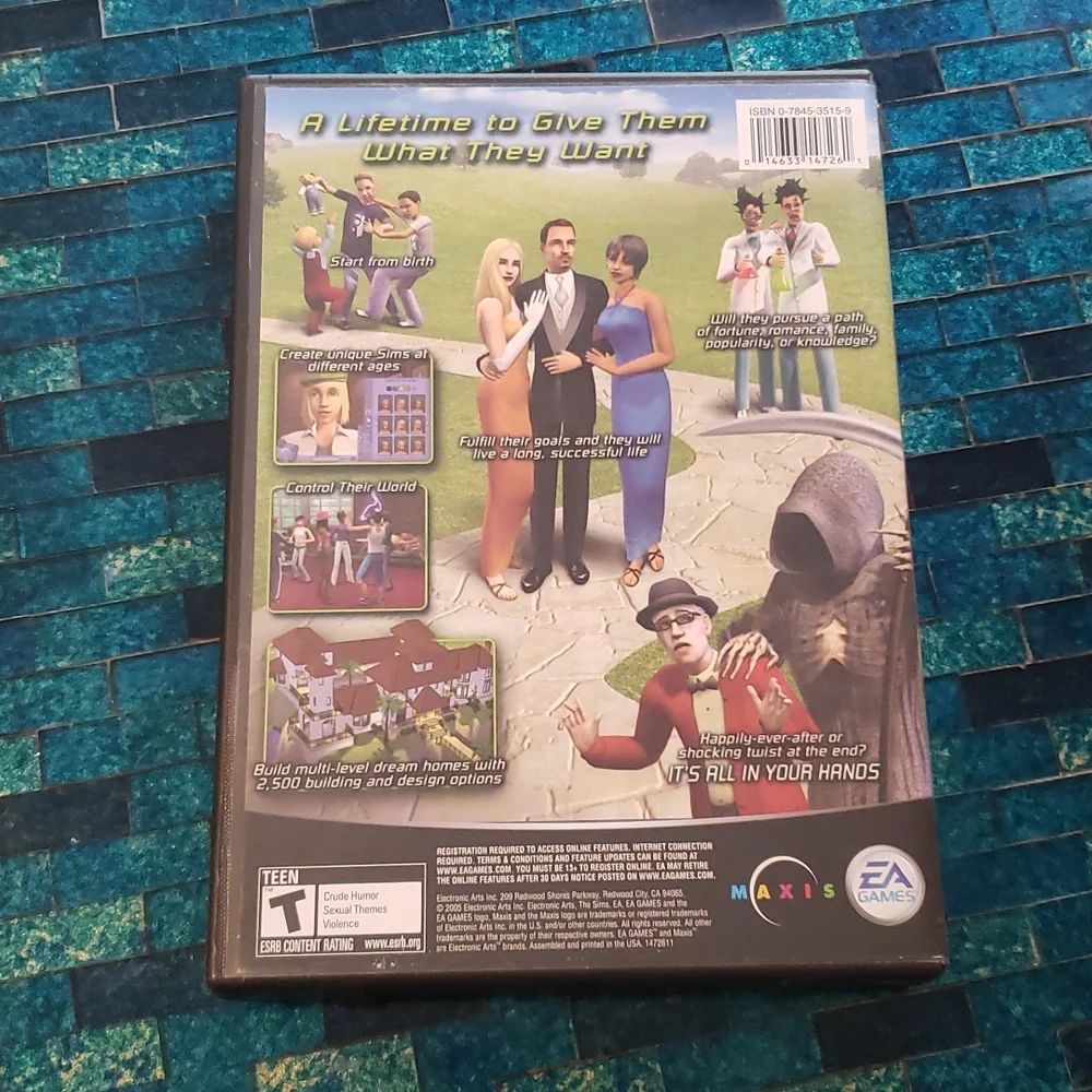 SIMS 2 (PC) - Base Game Plus 2 Expansions (Celebration Stuff & Nightlife)